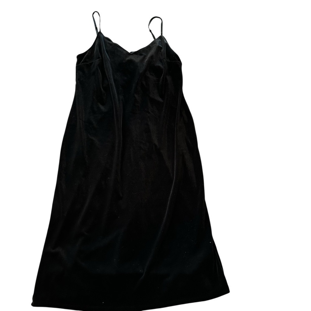 Sanctuary Classic Velvet Black Dress